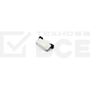 Разъем FPC  Half Coverage Bottom Contact 1.0K-BX-4PWB 4 pin высота 2мм шаг 1мм