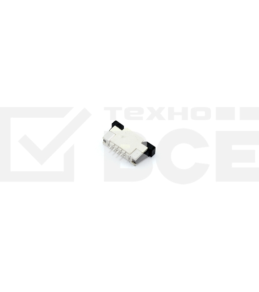 Разъем FPC  Half Coverage Bottom Contact 1.0K-BX-4PWB 4 pin высота 2мм шаг 1мм