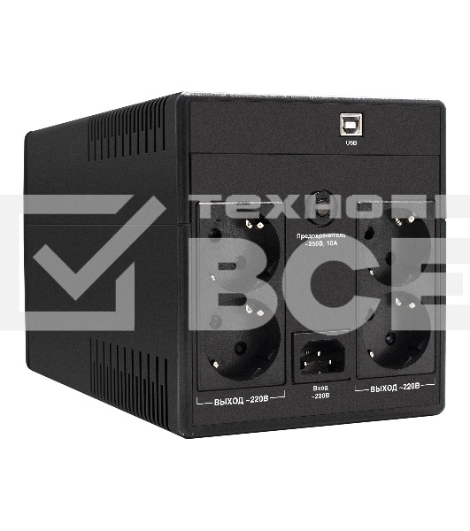 Источник бесперебойного питания ExeGate SpecialPro Smart LLB-1500.LCD.AVR.4SH.USB <1500VA/950W, LCD, AVR, 4*Schuko, USB, Black>