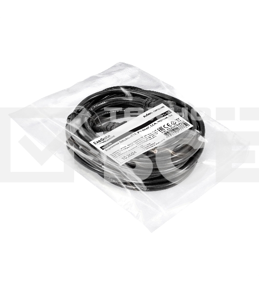 Кабель питания ExeGate Special PC-5S (Евровилка Schuko->C13, 3*1.0mm2, CCA, черный, 5м)