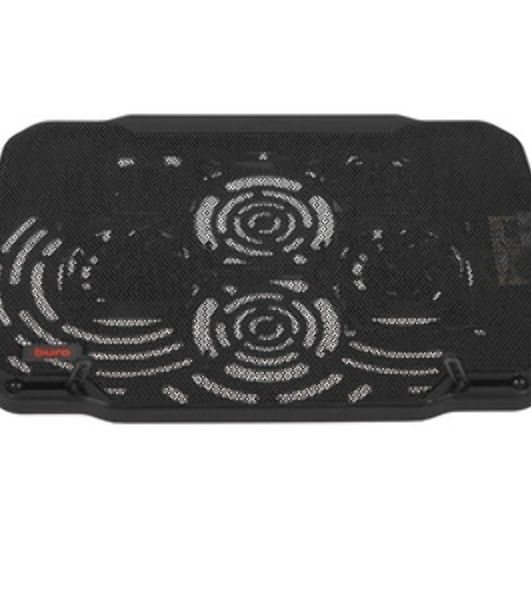Подставка Buro BU-LCP156-B208 15.6'355x260x21мм 2xUSB 2x 80ммFAN 560г металлическая сетка/пластик черный