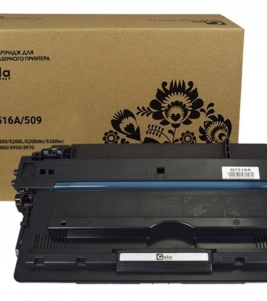 Картридж лазерный лазерный совместимый GalaPrint GP-Q7516A/509 для HP LaserJet 5200/Canon LBP3500/3900/3910/3920/3930/3950/3970/3980 12000к GP