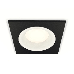 Комплект встраиваемого светильника Ambrella light XC7632001 SBK/SWH черный песок/белый песок MR16 GU5.3 (C7632, N7010)