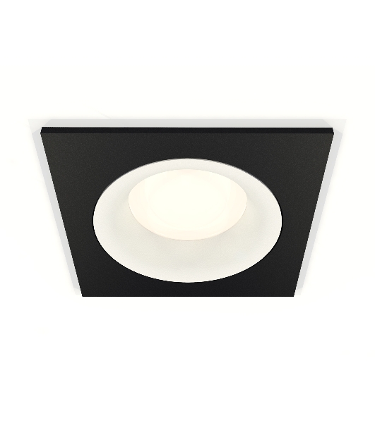 Комплект встраиваемого светильника Ambrella light XC7632001 SBK/SWH черный песок/белый песок MR16 GU5.3 (C7632, N7010)