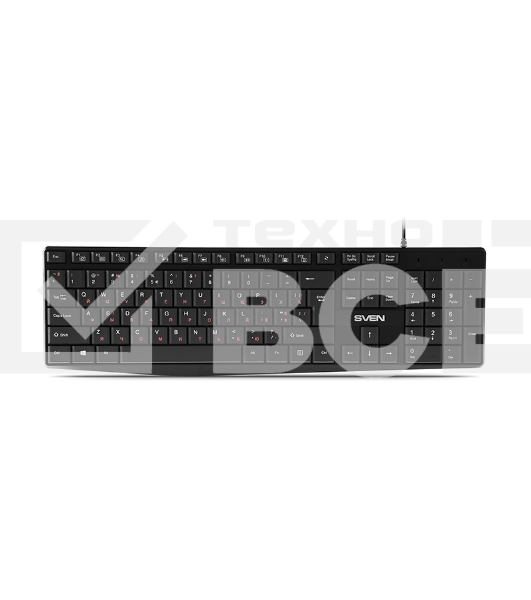 Клавиатура Sven KB-S305 чёрная USB
