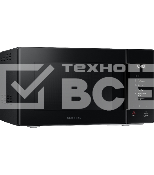 Микроволновая печь Samsung MS23T5018AK/BW черный, 23 л, 800 Вт, переключатели - сенсор