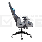 Кресло игровое Бюрократ VIKING 4 AERO BLUE черный/синий, искусст.кожа/ткань, две подушки, фото17