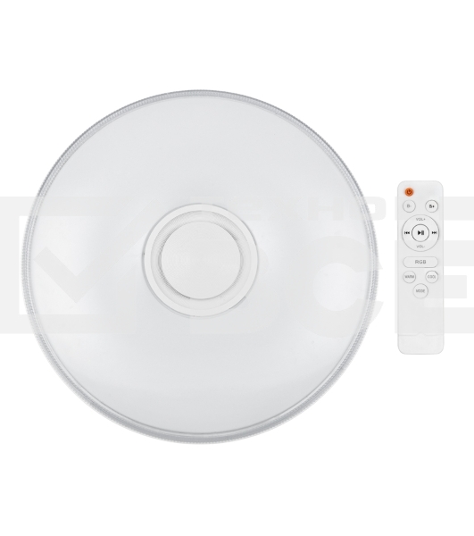 Светильник настенно-потолочный Rexant Fobos Melody 2700-6500 K RGB Bluetooth Sound с пультом и APP LED