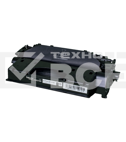 Картридж лазерный Sakura CE505X/CF280X для HP Laserjet 400M/401DN P205, LJ M425,P2055, P2055D, P2055DN черный, 6900 к.