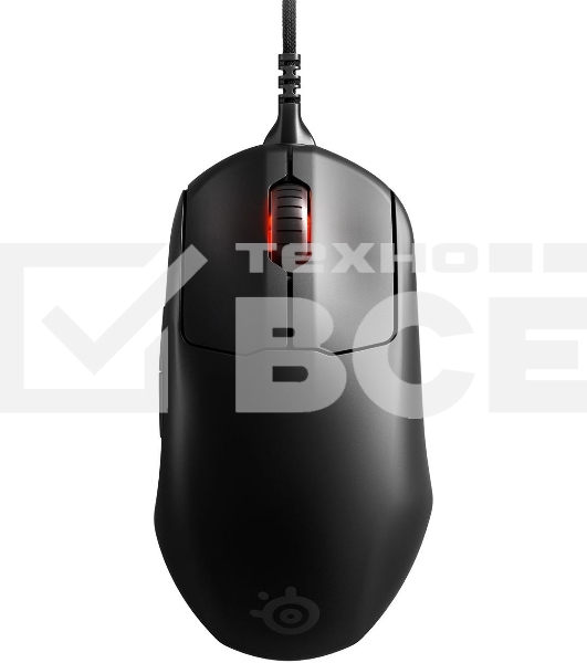 Мышь проводная SteelSeries Prime+ черный, 18000 dpi, USB, кнопки - 5