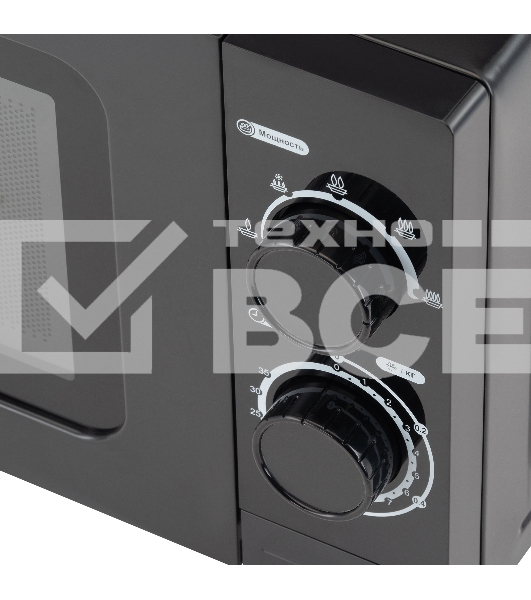 Микроволновая печь Hyundai HYM-M2065 черный 20л 700Вт поворотный механизм