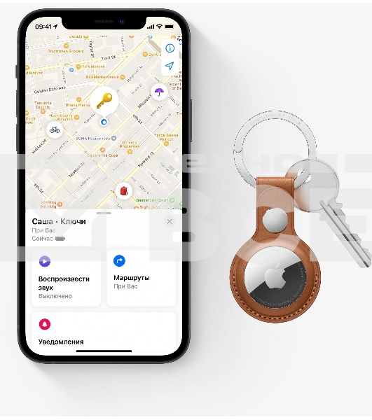 Трекер Apple AirTag (1 Pack), Model A2187 (MX532RUA)
