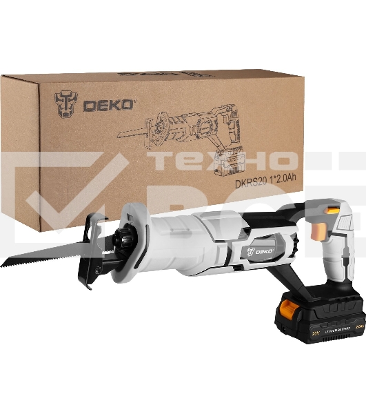 Сабельная пила Deko DKRS20 аккум. 3000ход/мин