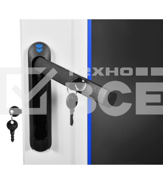 Шкаф телекоммуникационный напольный 33U (600x800) дверь стекло, черный (ШТК-М-33.6.8-1ААА-9005)