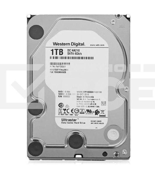 Жесткий диск Western Digital 1TB Ultrastar 7K2 (HUS722T1TALA604) {Serial ATA III, 7200 rpm, 128Mb buffer}