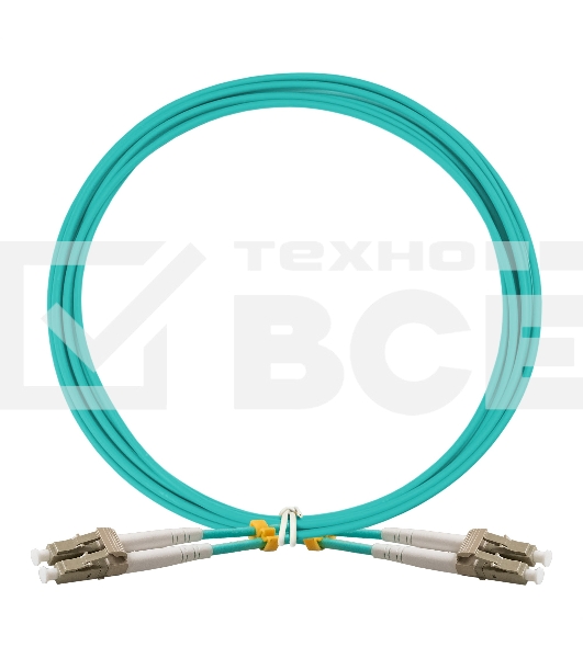 Патч-корд волоконно-оптический ExeGate FC-D-503-LC-LC-2M-LSZH (Шнур ВО MM 50/125 (OM3), LC/UPC-LC/UPC, Duplex, LSZH, 2м)