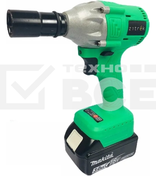 Гайковерт аккумуляторный ударный Zitrek Crusher 20-Li { 20В, Li-ion аккумулятор 1шт, ЗУ, кейс }