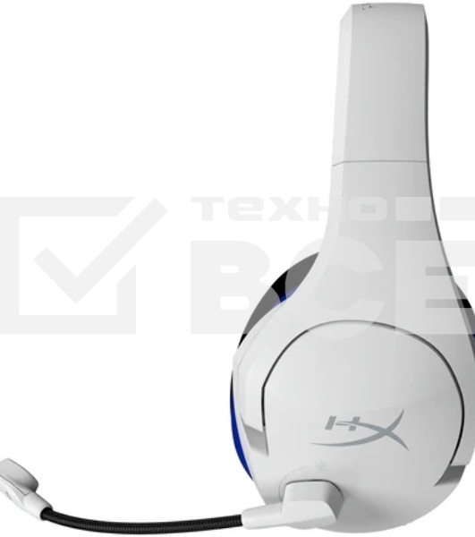 Наушники с микрофоном HyperX Cloud Stinger Core белый/голубой накладные Radio оголовье (4P5J1AA)