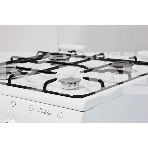 Плита комбинированная De Luxe 506040.00ГЭ (КР) ЧР белый, конфорок 4 шт, духовка 54 л, 50 см x 85 см x 60 см, фото2