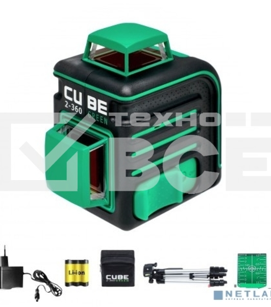 Построитель лазерных плоскостей ADA Cube 2-360 Green Professional Edition А00534