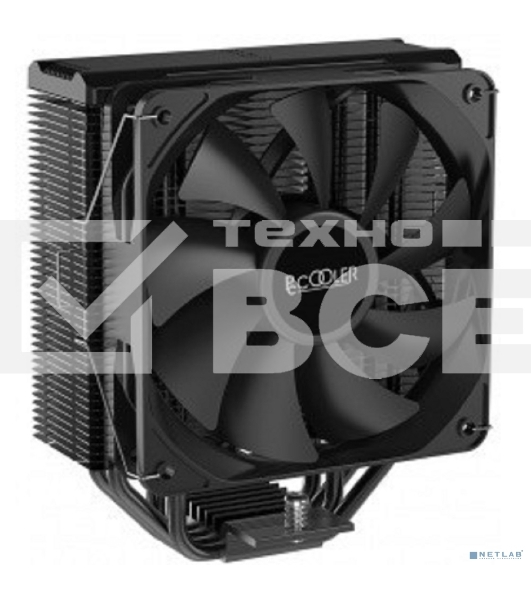 Кулер PCCooler Paladin EX400 черный 120мм алюминий+медь 1800rpm 28.6db 4-pin 180W 157мм