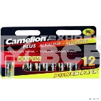 Батарейка Camelion LR 6 Plus Alkaline BLOCK-12 (LR6-HP12, 1.5В), фото 1