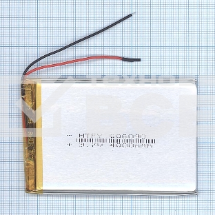 Аккумулятор Li-Pol (батарея) 6*60*90мм 2pin 3.7V/4000mAh