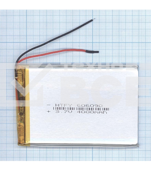 Аккумулятор Li-Pol (батарея) 6*60*90мм 2pin 3.7V/4000mAh