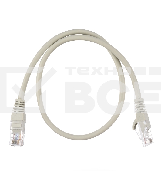 Кабель GOPOWER PATCH RJ-45(M)-RJ-45(M) 00-00029033 0.5M GREY