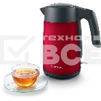 Чайник Bosch TWK7L464, 1.7л, 2400 Вт., нерж.сталь, покрытая эмалью, красный,шкала уровня воды, фото16