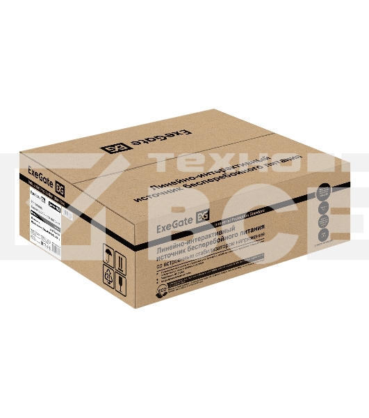 Источник бесперебойного питания ExeGate 1U ServerRM UNL-650.LCD.AVR.4C13.RJ.USB.1U <650VA/360W, LCD, AVR, 4*C13, RJ, USB, 1U, установка в стойку, Black>