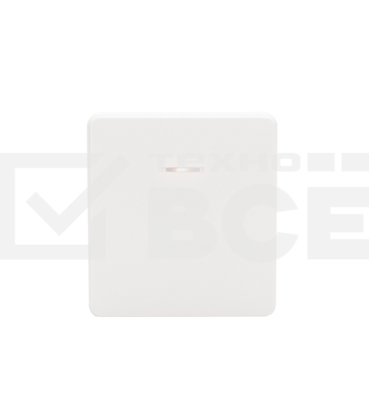 Выключатель Kranz ROUND 1 кл перекрестный (переключатель) с подсветкой 10А с/у перламутр