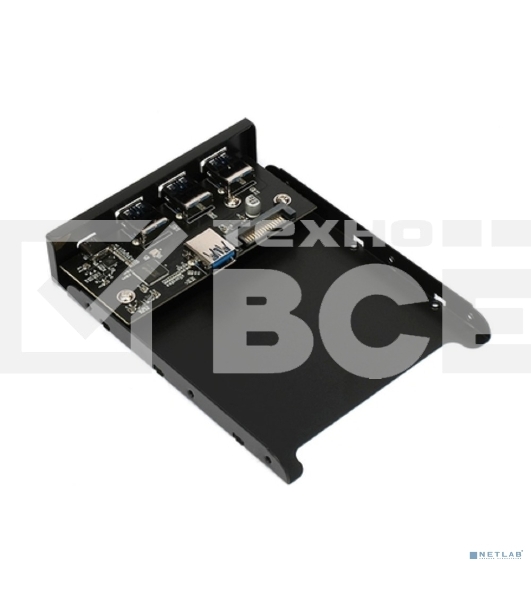 Планка USB 3.0 на переднюю панель 3.5' Gembird, FP3.5-USB3-3A1C, 3xUSB-A 3.0 + 1xType-C