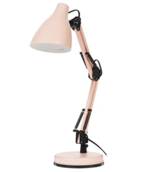 Светильник настольный Camelion KD-331 C14 розовый (230V, 40W, E27)