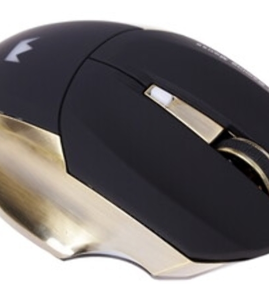 Мышь беспроводная Crown Gaming CMXG-605 черный, 1600 dpi, радиоканал, USB, кнопки - 6