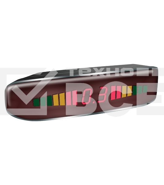 Парковочный Радар Digma DCK-120S 4 датчика 22мм серебристый