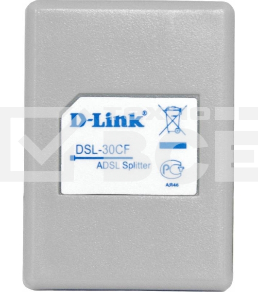Сплиттер xDSL D-Link DSL-30CF/RS RJ-11 ADSL Annex A