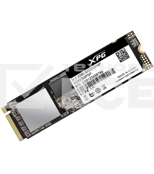 Накопитель SSD ADATA 512GB XPG SX8200 Pro, M.2 2280, PCI-E 3x4, [R/W - 3350/2350 MB/s] 3D-NAND TLC