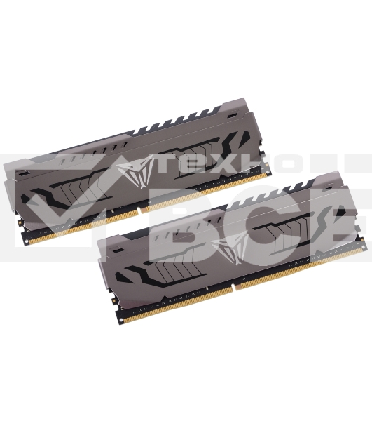 Оперативная память Patriot Viper Steel, DDR4, 16GB (2x8 GB), 3600 MHz, CL17, радиатор, чёрный