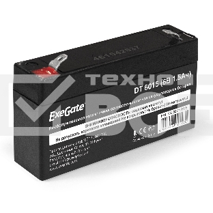 Батарея ExeGate DT 6015 (6V 1.5Ah, клеммы F1)