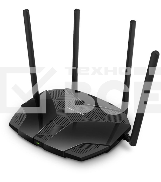 Роутер Mercusys MR70X AX1800 Dual-Band WiFi 6 Router, 574 Mbps at 2.4 GHz + 1201 Mbps at 5 GHz,4× Fixed External Antennas, 3× Gigabit LAN Ports, 1× Gigabit WAN Port, 1024-QAM, OFDMA, Router/Access Point Mode, MU-MIMO, WPA3, TWT, BSS Color