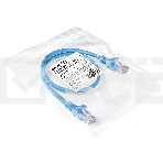Патч-корд ExeGate EX286380RUS UTP-RJ45-RJ45-5e-0,5M-LSZH-BL, UTP, cat.5e, LSZH, 0.5м, синий, фото3