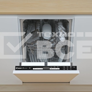 Встраиваемая посудомоечная машина Candy CDIH 2D1047-08 Узкая, 81.5х44.86х55 см, 10 комплектов, 7 программ, 47 дБ