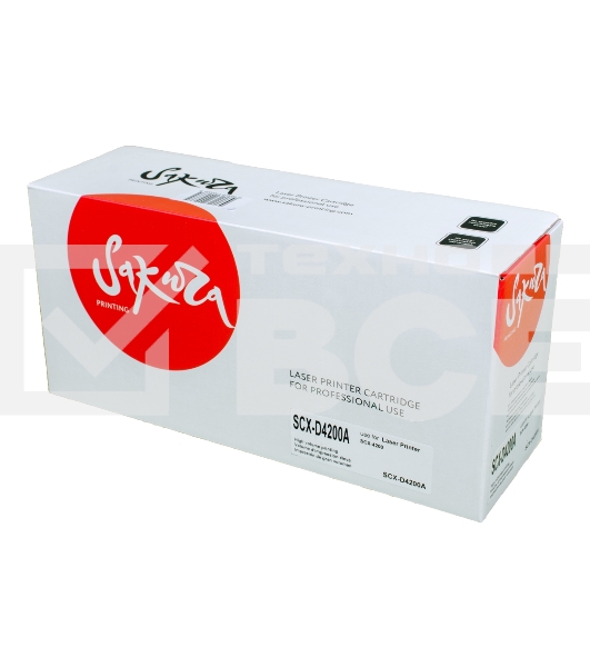 Картридж Sakura SCXD4200A для Samsung SCX-4200, черный, 3000 к.