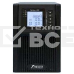 Источник бесперебойного питания PowerMan Online 2000VA Black (Online-Double conversion/LCD Display/USB/Software/RJ11/45,RS-232), фото2