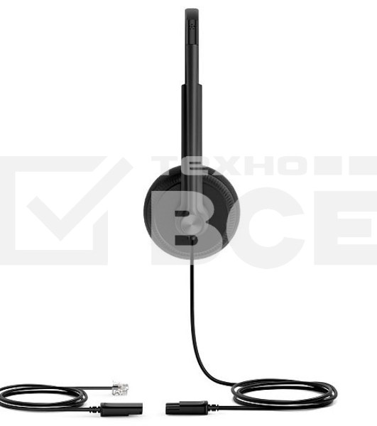 Гарнитура YEALINK YHS34 Lite Dual Дуо, Проводная, HD звук, QD, RJ9, шт