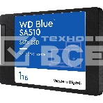 Накопитель SSD WD Blue SA510 WDS100T3B0A, 1Tb, SATA III, 2.5