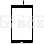 Сенсорное стекло (тачскрин) для Samsung Galaxy Tab Pro 8.4 SM-T320, черное, фото2