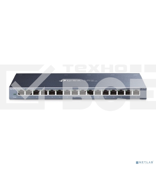 Коммутатор TP-LINK TL-SG116 16-портовый гигабитный настольный коммутатор