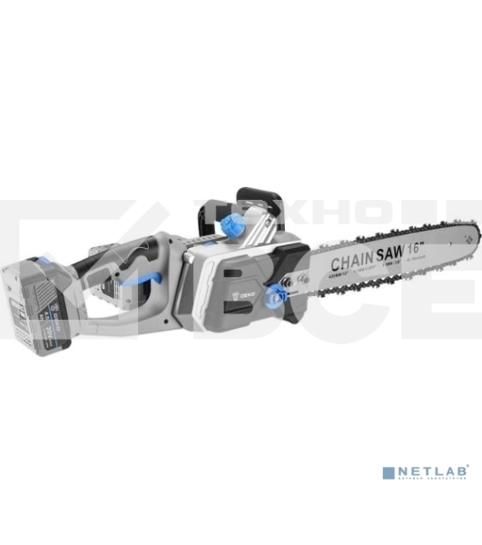 Пила цепная аккумуляторная в кейсе DEKO DKCHS 40 PRO [063-4357] { 2х20В, 2x4.0Ач, 2 з/у }